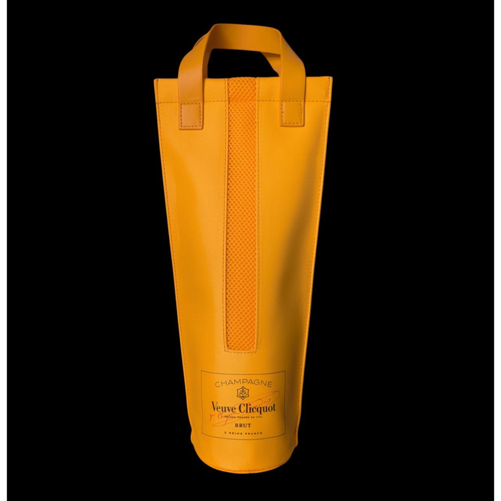 Veuve Clicquot Champagne Orange Insulated Tote Travel Bag Carry Case